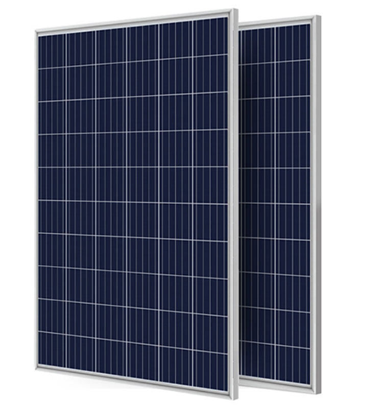 高(gāo)效多(duō)晶60片串270W-285W太陽能(néng)光(guāng)伏組件(jiàn)